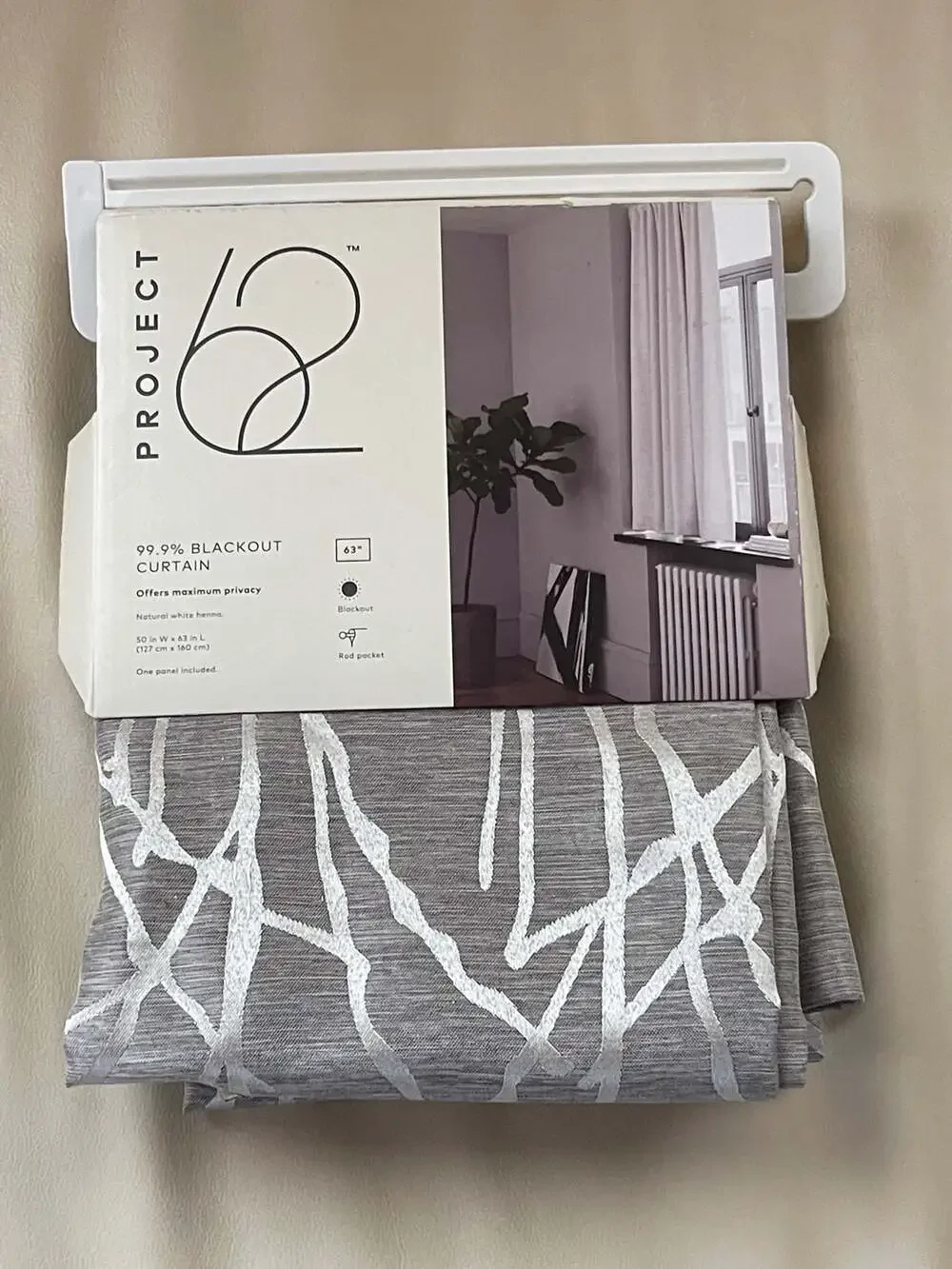 Project 62 Panel of Window Curtain